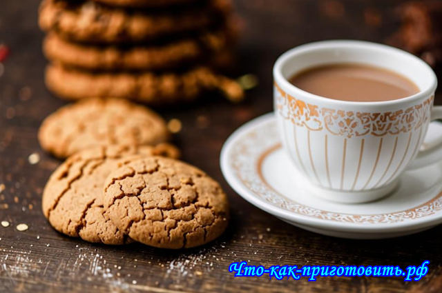 Что-как-приготовить.рф: Нежное овсяное печенье с изюмом, черносливом и дроблёнными орехами