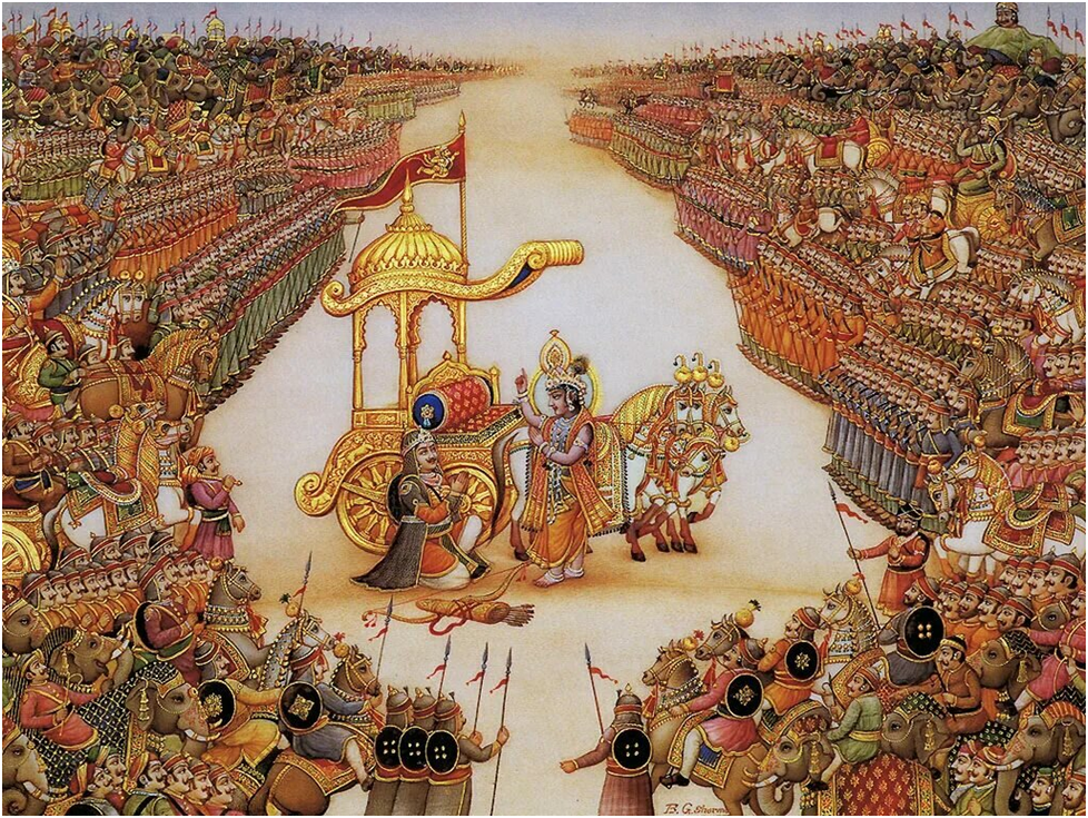 Битва при Курукшетре  из открытыго источника