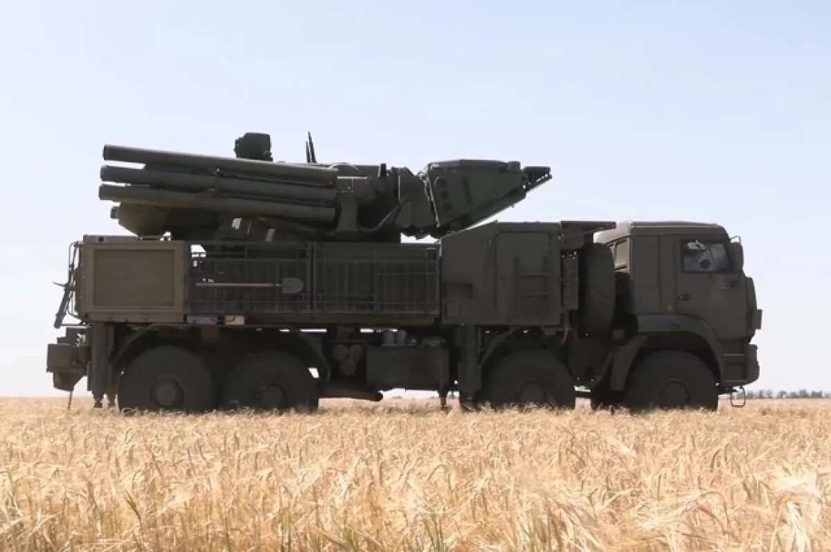    МО: расчет ЗРПК «Панцирь-С1» уничтожил ударный БПЛА ВСУ в Курской области