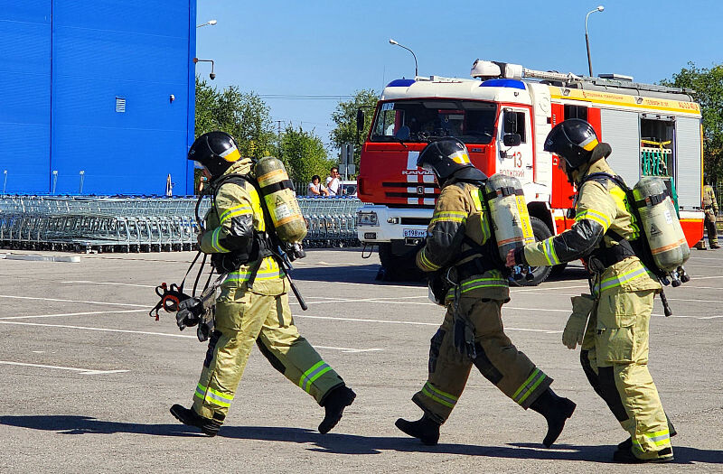    В ходе проведения учений (фото: пресс-служба администрации Волгоградской области)