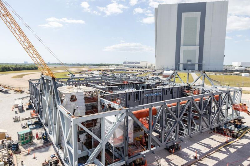 Готовность платформы ML-2 на апрель 2024 года. Источник изображения: NASA