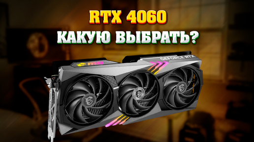 RTX 4060. Какое исполнение выбрать. Температура, шум, лучшая за свои деньги.