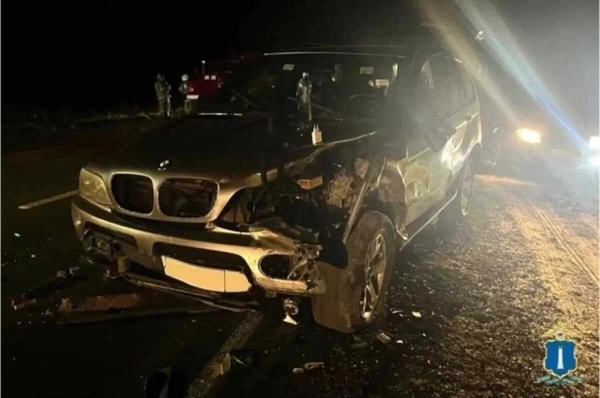    На трассе под Ульяновском ВАЗ врезался в «БМВ», пострадал человек