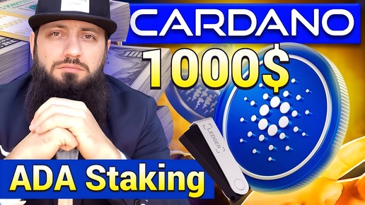 CARDANO СТЕЙКИНГ В LEDGER 🔥 ADA скоро по 1000$ 🔥 LEDGER И PAYPAL USD🔥 Staking Ledger Live ADA strica