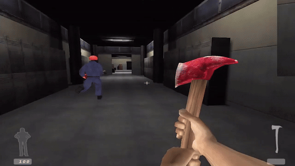 Quest of Persia: The End of Innocence 2005-го года. Как я понял, в первой миссии нужно сопровождать рабочего, который тушит пожар где-то на военном складе. И вовремя прорубать ему дорогу куда-то вперёд.