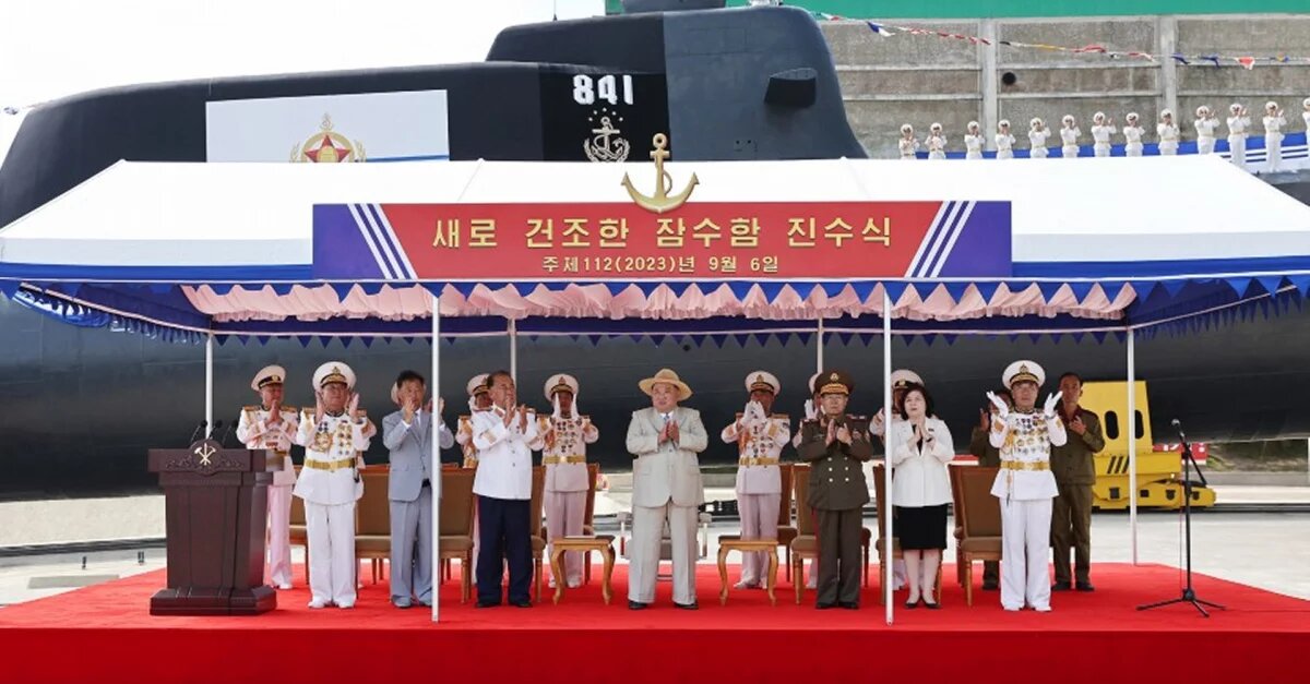 Подводная лодка класса «Синпо-С» Корейского народного флота «Герой Ким Кун Ок». Фото: KCNA