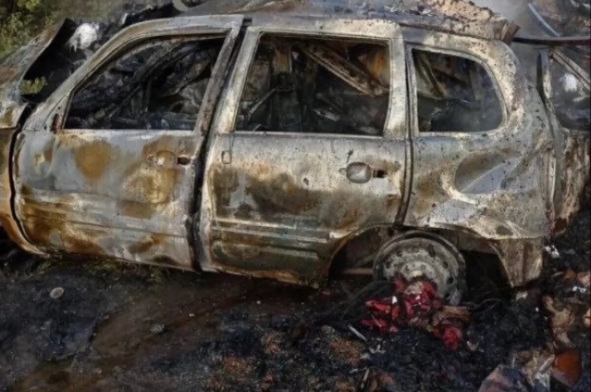    Опубликованы фото ДТП с двумя погибшими на М-7 в Нижегородской области