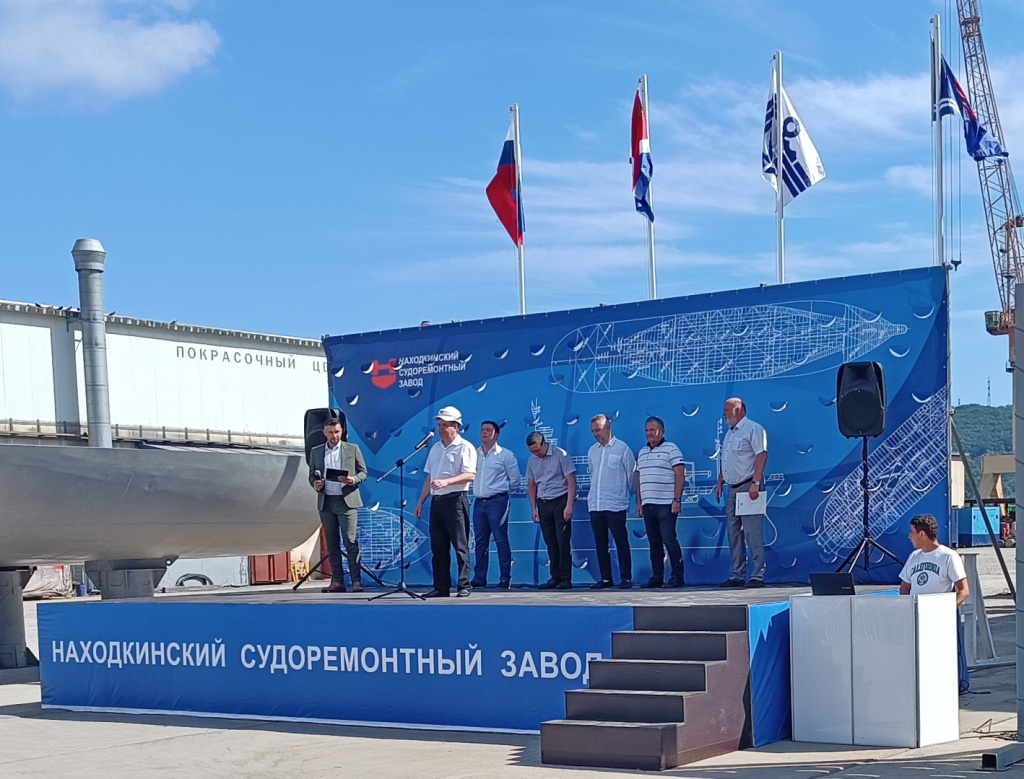 В Находке заложили киль краболовного судна проекта 03141 / Фото: РМРС  📷
