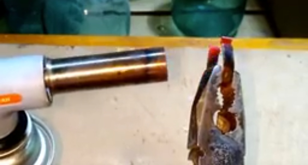 Нагреваем до красна