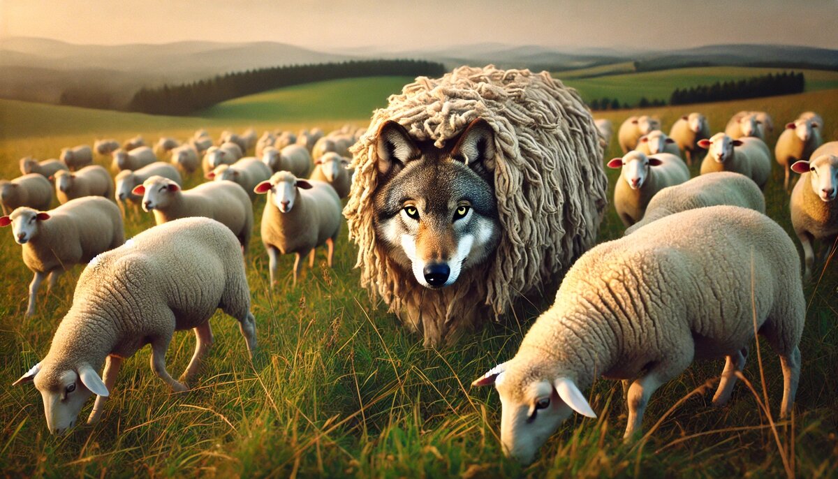 a wolf in sheep's clothing