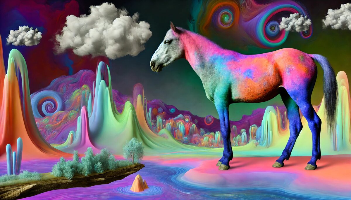 A horse of that color