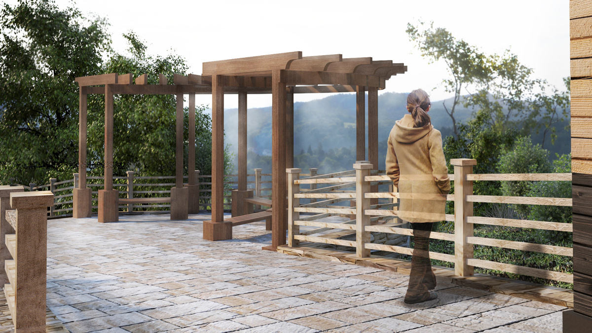 Листайте. Проект эко парка в одном из ЖК Сочи, который реализует застройщик.