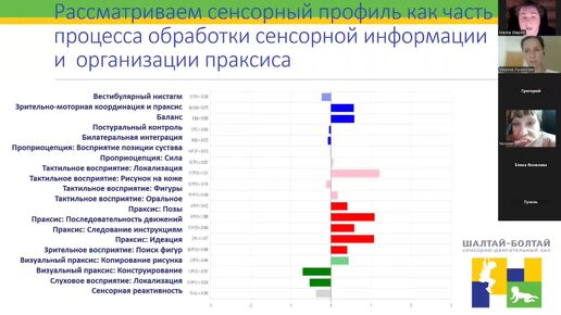 Сенсорный профиль - почему он необходим специалистам, работающим с детьми, и как его составить правильно. Запись вебинара