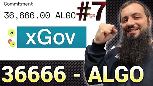 Video herunterladen: Algorand xGov Period 7 СТЕЙКИНГ МОНЕТ НОВАЯ СИСТЕМА xGovern \ КРИПТОВАЛЮТА НА LEDGER