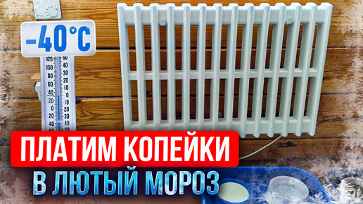 Отопление Электричеством при (-40°C): Как Мы Обогрели Дом БЕЗ ГАЗА и Заплатили ВСЕГО 2100 рублей!