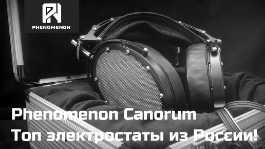 Электростаты Phenomenon Canorum - титан и высокие технологии!