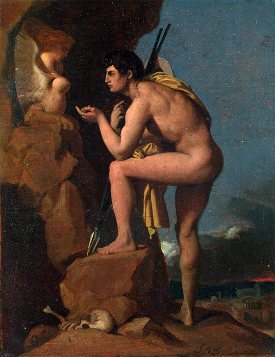 Жан-Огюст-Доминик Энгр. Эдип и Сфинкс, 1826. Национальная галерея, Лондон