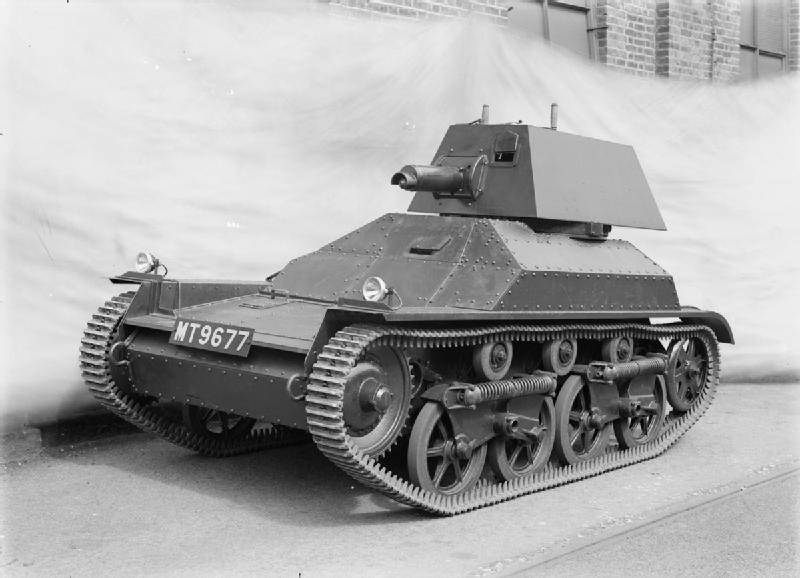 Лёгкий танк Vickers Mk. II. Изображение в свободном доступе.