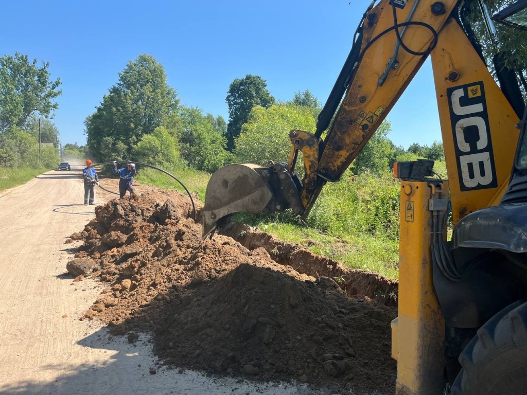 В Тверской области провели газ в отдаленный район поселка Выползово