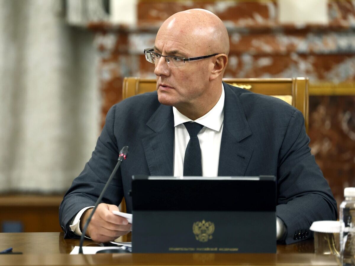    Заместитель председателя правительства РФ Дмитрий Чернышенко на заседании кабинета министров РФ© РИА Новости / Дмитрий Астахов