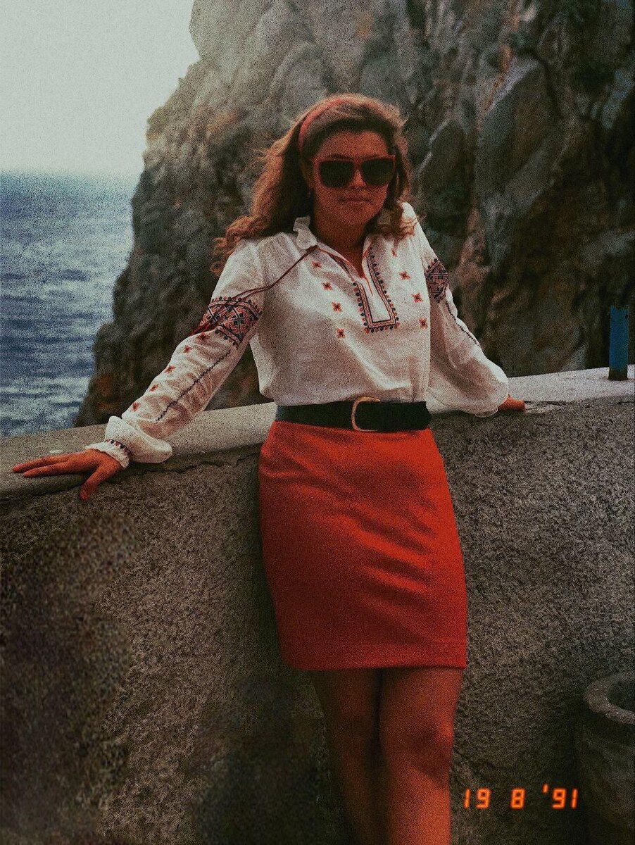 Катя Крупенина, Ялта, август 1991