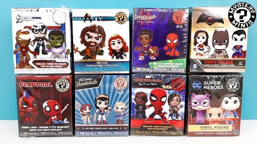 СУПЕРГЕРОИ MARVEL vs DC COMICS FUNKO Mix! Сюрпризы Мстители, Человек Паук, Лига справедливости