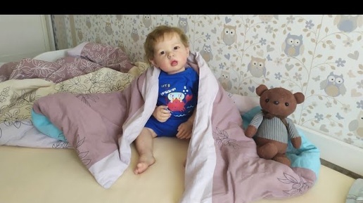 Morning routine with reborn baby 👶🏻 Утро с реборном Лиамом