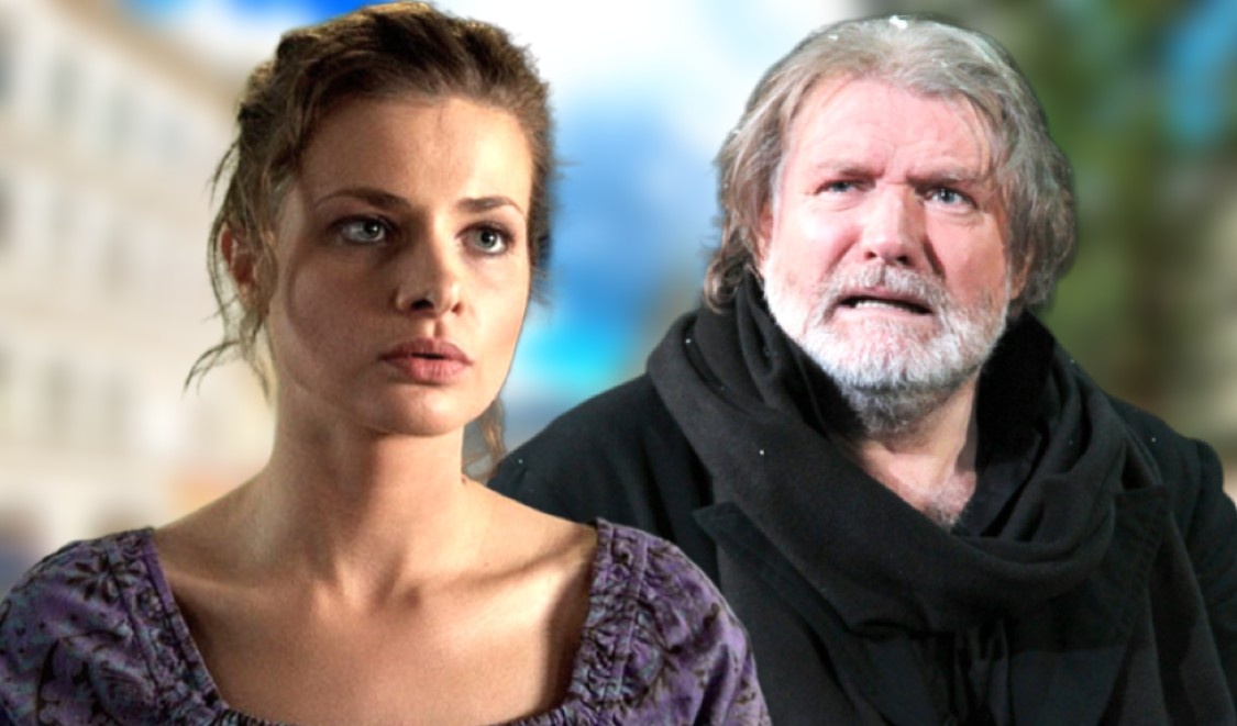 на фото Яна Соболевская и Владимир Симонов