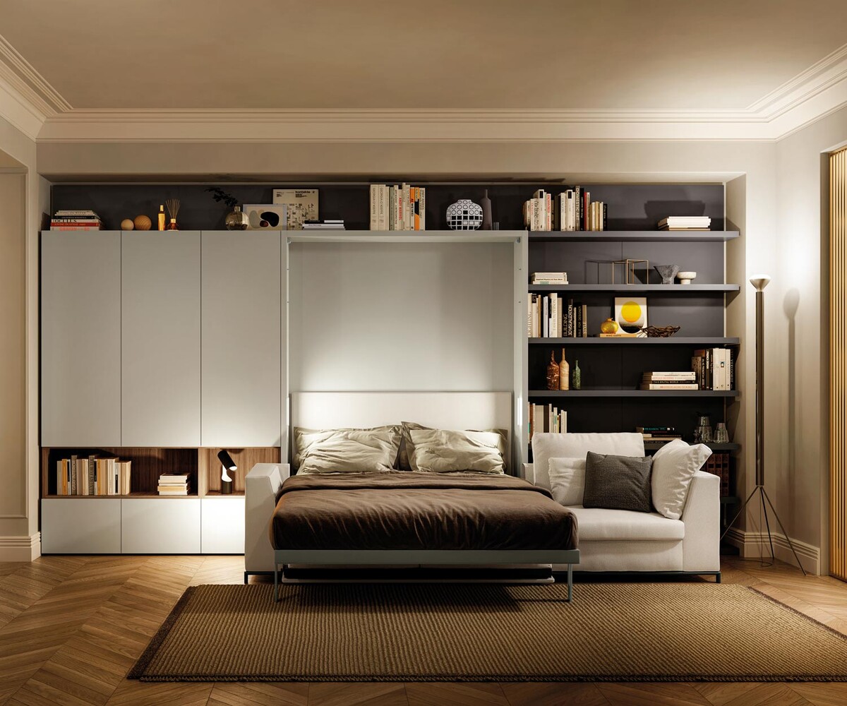 Кровать-трансформер в малогабаритную квартиру: комфорт и стиль без компромиссов