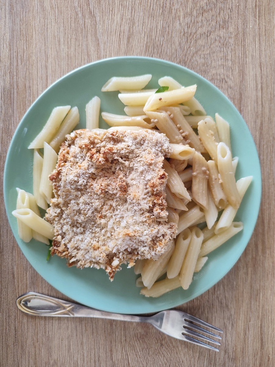 Огромный шницель!