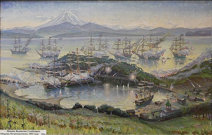 1854, 30 августа (18 августа по старому стилю): Начало героической обороны Петропавловского порта (Камчатка) в ходе Крымской войны 1853-1856 годов.