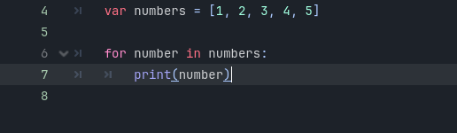 For: Синтаксис цикла for в GDScript!