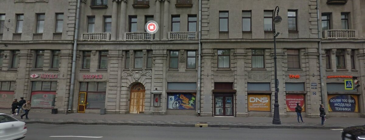 Каменноостровский, 9. Наши дни / Pr scr google.ru/maps 