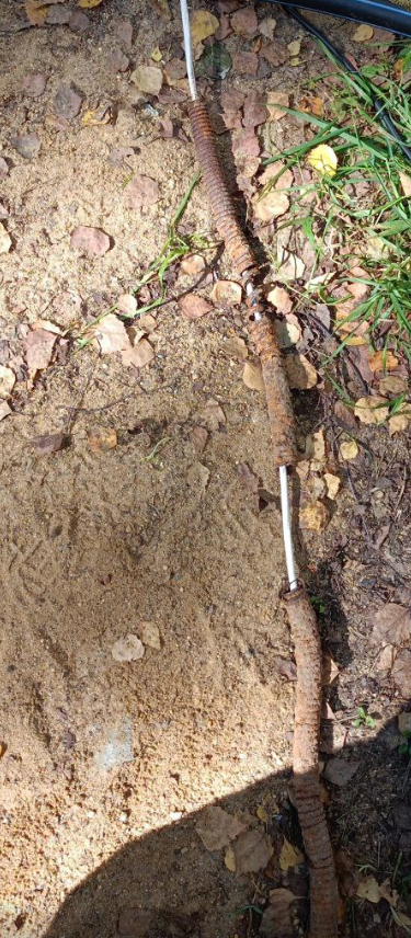 Проржавевшая гофра