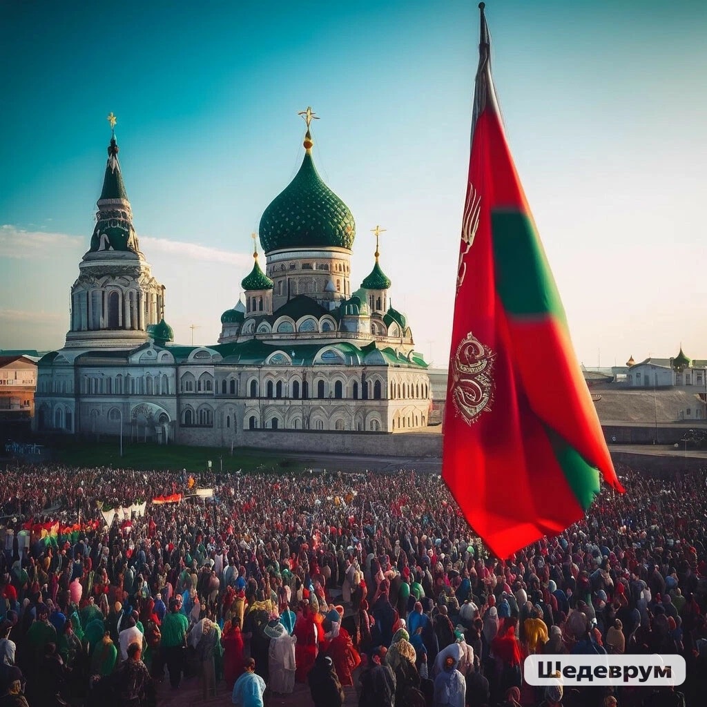День рождения республики Татарстан /как это видит Шедеврум/