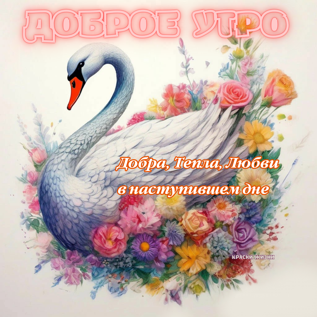Картинки с добрым утром краски жизни