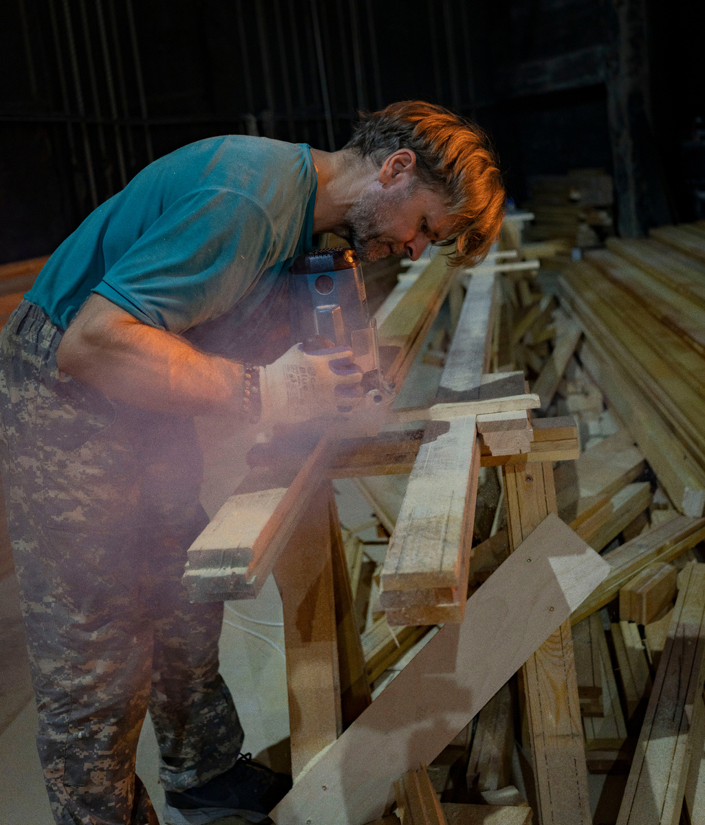 Реконструкция Основной сцены Московского академического театра сатиры. Фото. Александра Беланова.