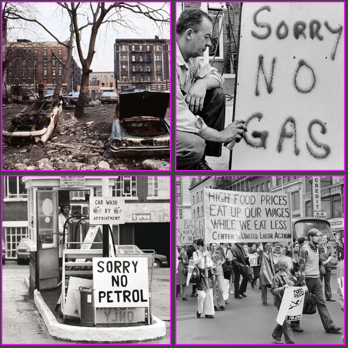 А потом случился экономический кризис и людям перестало хватать денег не то что на содержание автомобиля, но даже на еду!