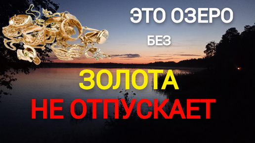 _ЗОЛОТОЕ ОЗЕРО_ без золотых находок не отпускает! Сезон 2022. Поездка и поиск в одного.