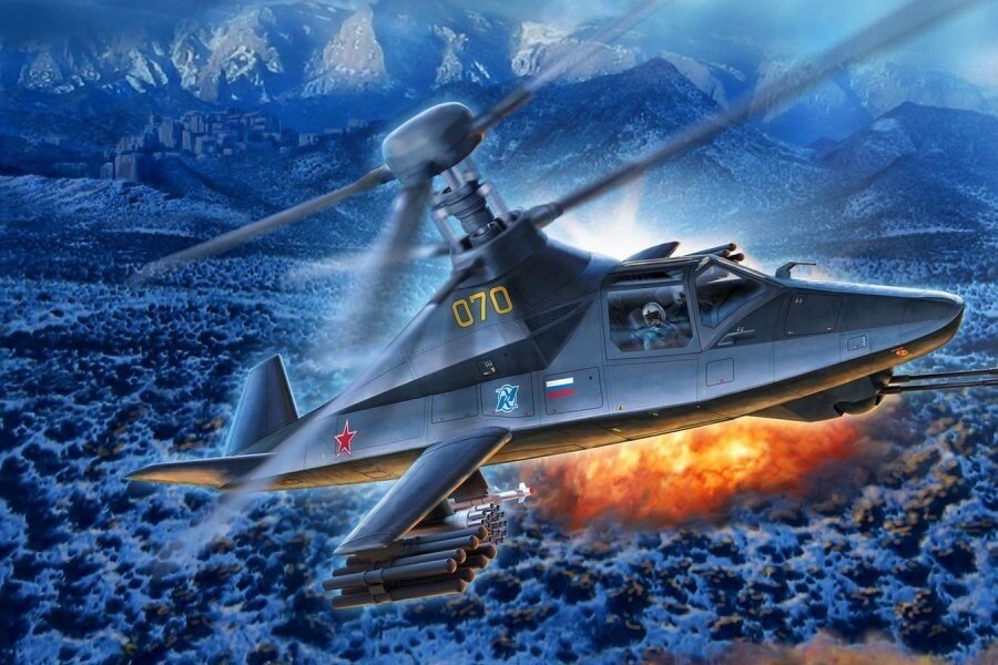 КА-58 черный призрак 
