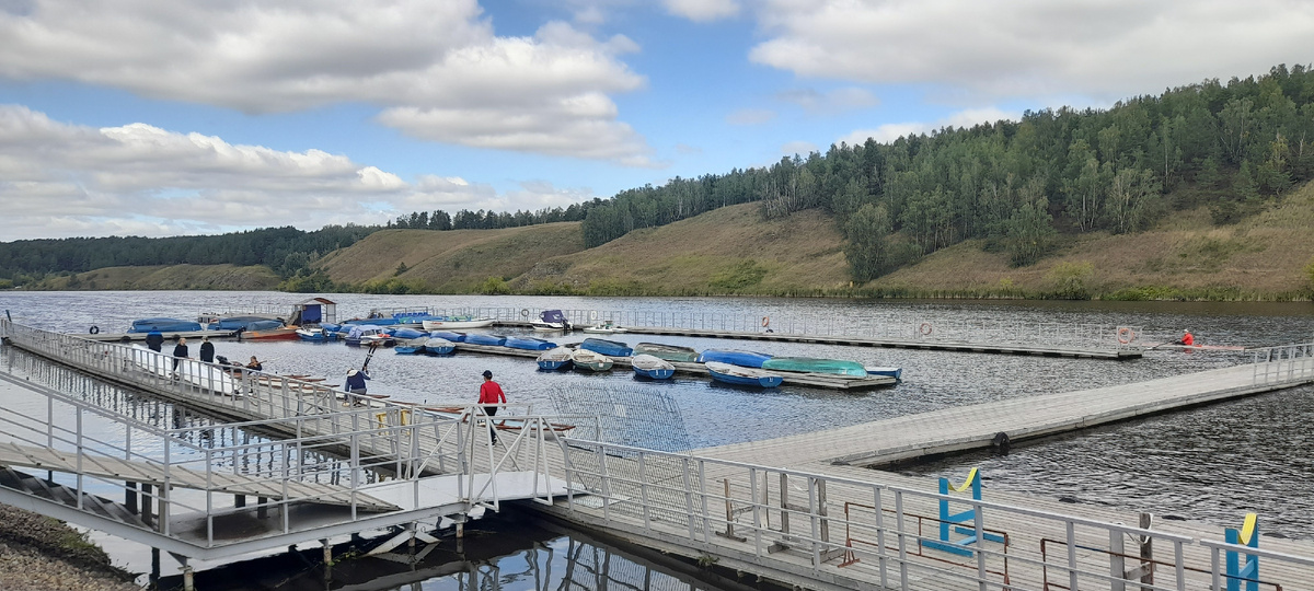 Пристань в городе Каменск-Уральский