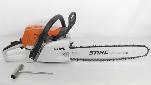 Натяжение цепи бензопилы Stihl MS 231, 251. Как правильно натянуть цепь на бензопиле.