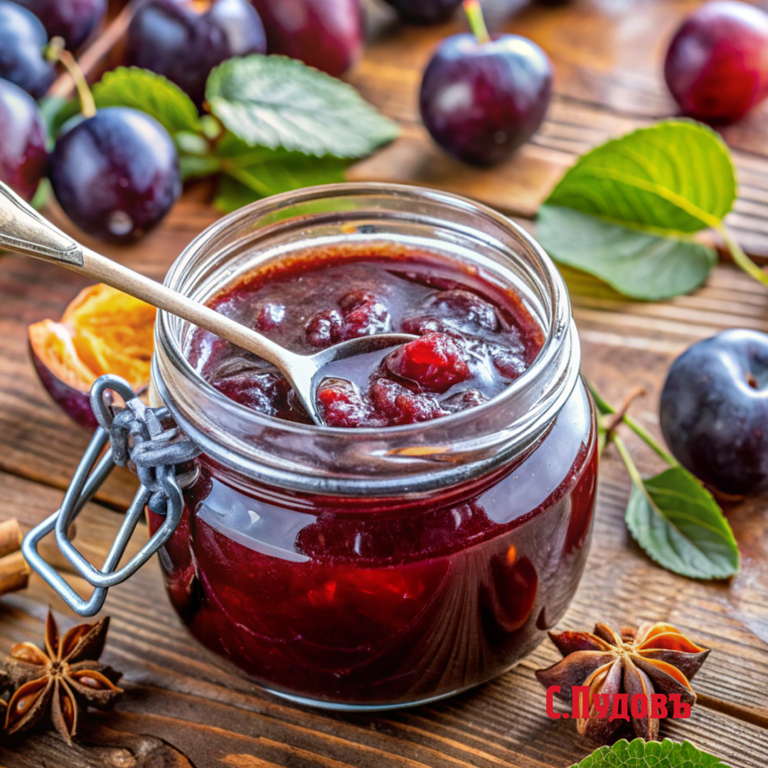 Джем из слив со специями