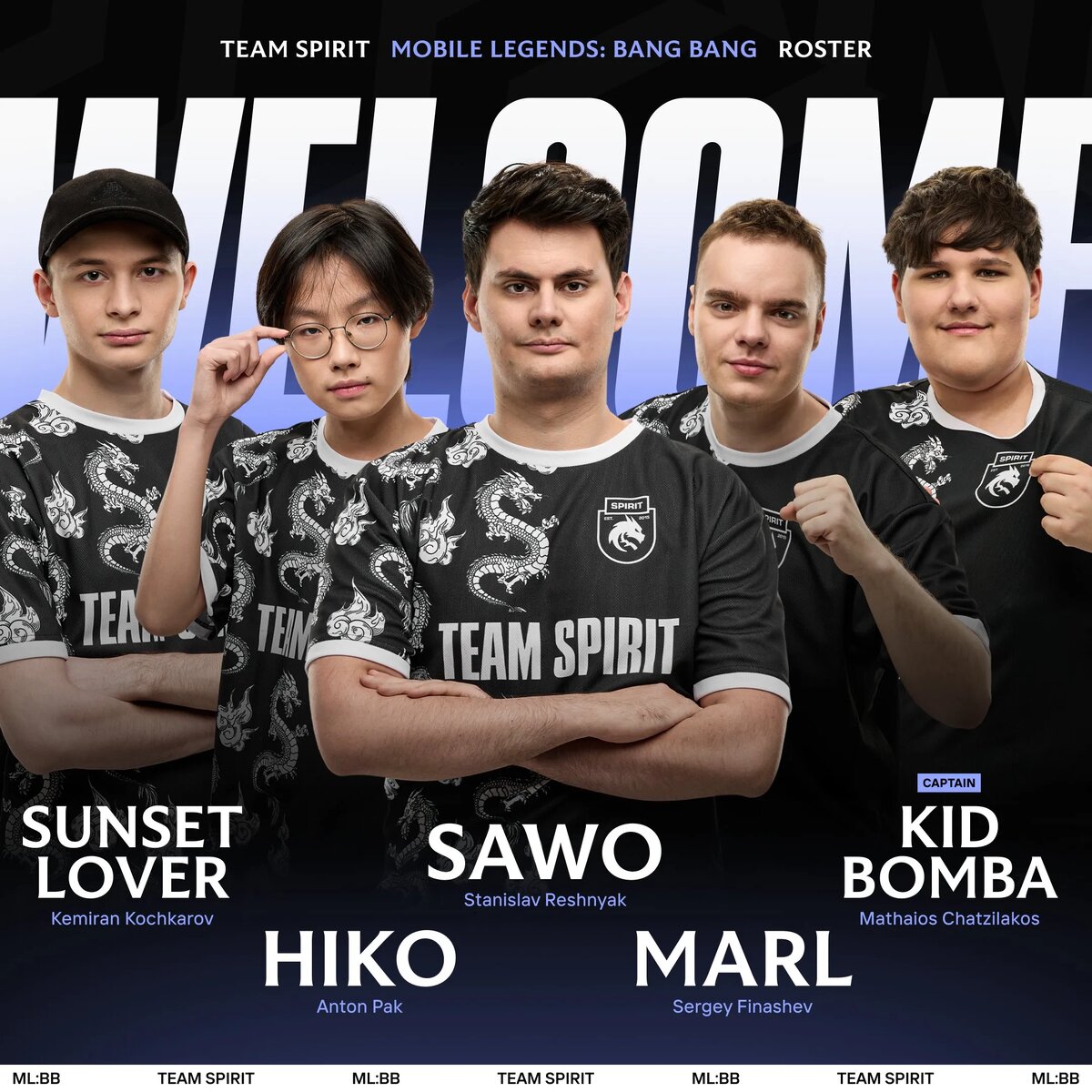 Состав Team Spirit на тот момент   📷