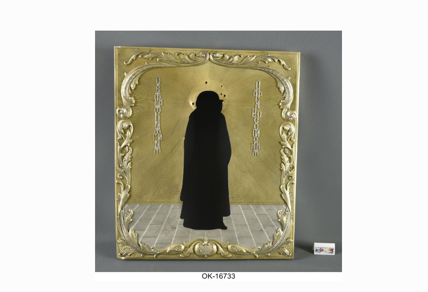 Оклад иконы св.кн.Ольги. Смирнов Дмитрий Лукич. 1908-1917 гг. Источник Государственный исторический музей