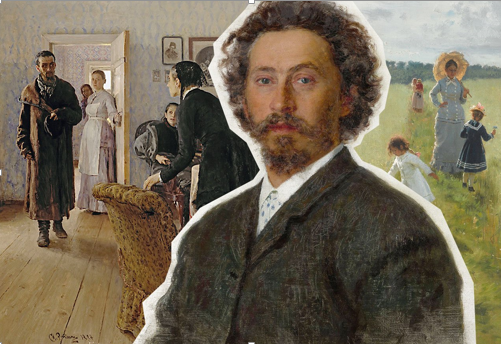 По масштабности дарования, значению, которое имел Илья Репин в русской живописи, его можно сравнить с могучей фигурой Льва Толстого