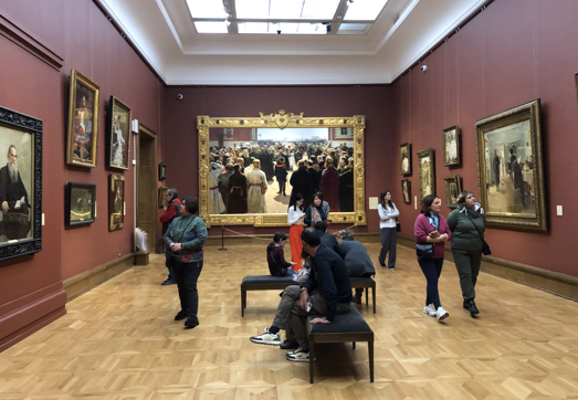 Третьяковская галерея. Зал произведений Ильи Репина