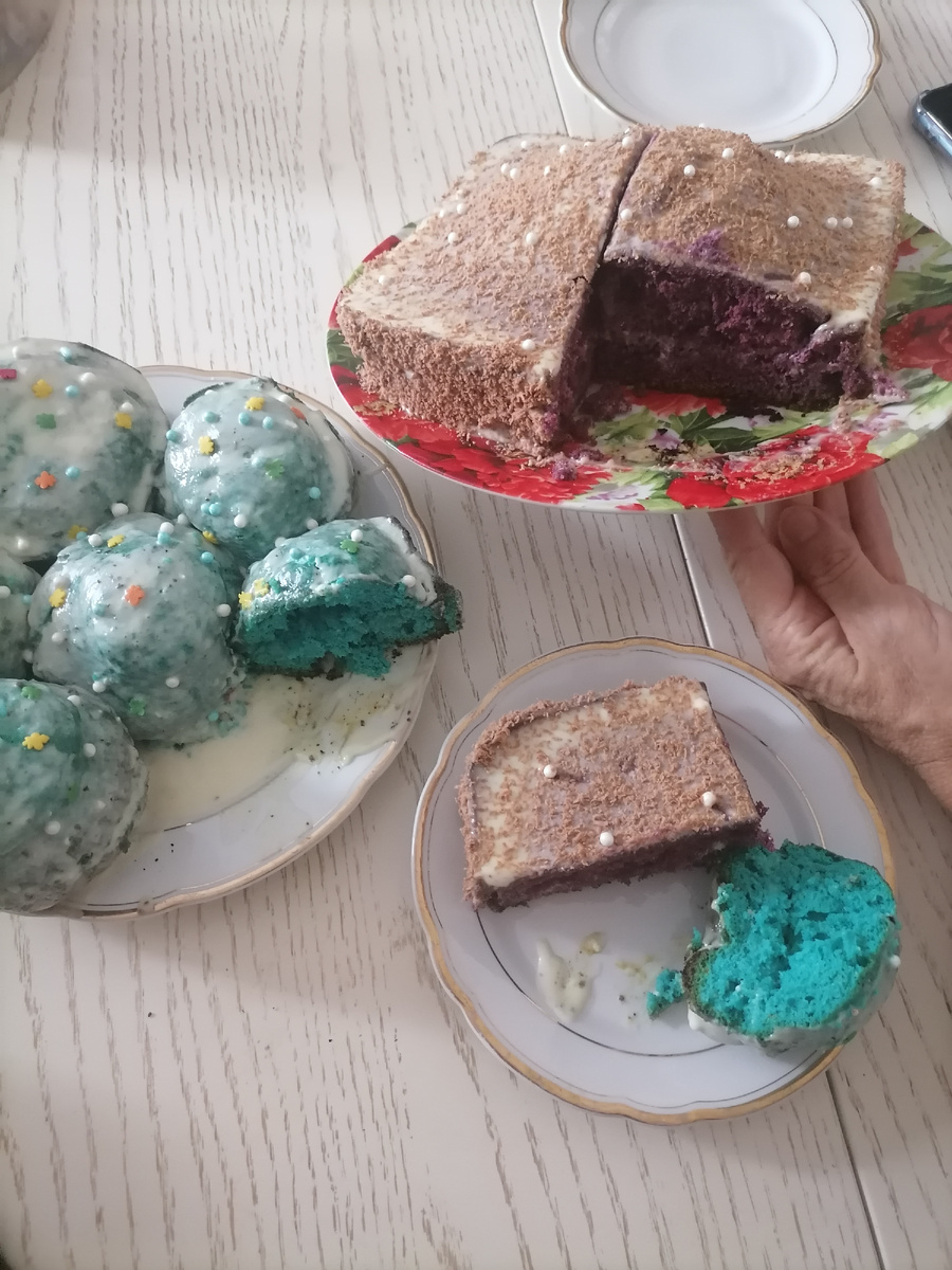 Тортик и кексы от Алины Фото автора