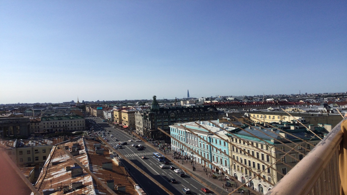 Городские панорамы со смотровой площалки Думской башни