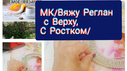 МК/ Вяжем Реглан с Верху, С Вывязыванием Ростка.